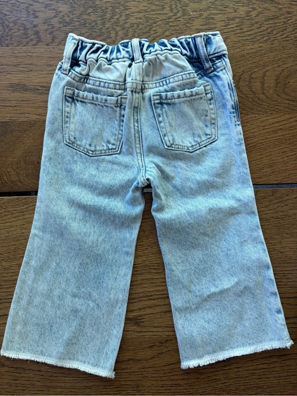 Gap Kids Toddler Stride Wide Leg Jeans Raw Hem